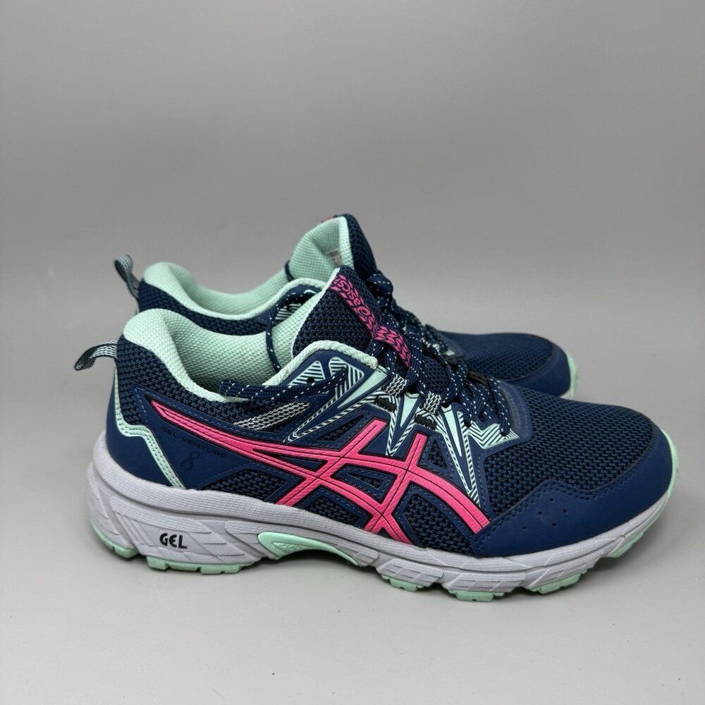 ASICS GEL-Venture 8 Low Blue Women Size 8 Blue Pink Multicolor